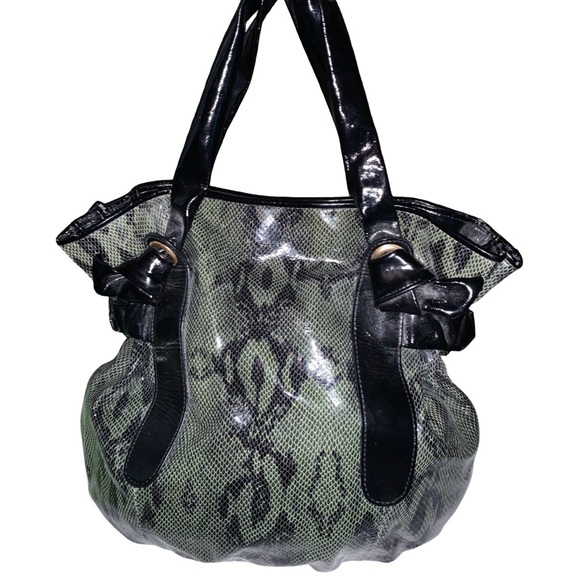 Kate Landry Python Print Handbag - Picture 4 of 6